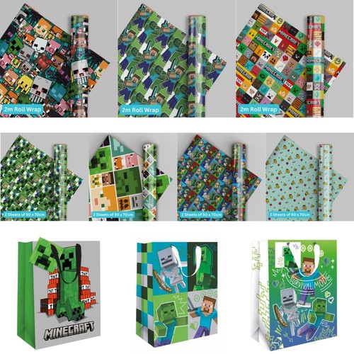 Minecraft wrapping paper - minecraft,