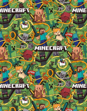 MINECRAFT Birthday Gift Wrap -