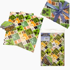 2pk Minecraft Wrapping Paper &