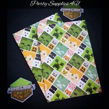 2pk Minecraft Wrapping Paper &