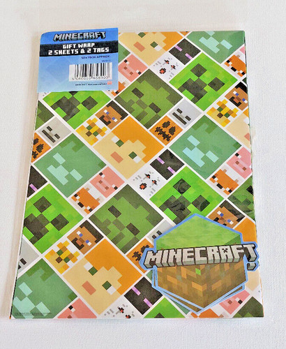 Minecraft gift wrap - wrap, 2