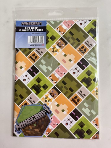 Minecraft gift wrapping paper - minecraft,