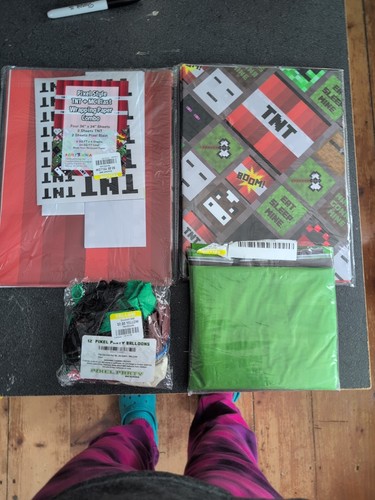 Minecraft party supplies - minecraft,
