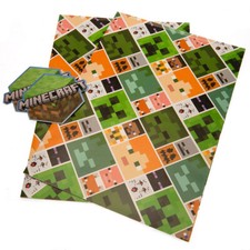 Minecraft Gift Wrap Sheets