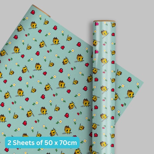 Birthday wrapping paper - paper, |