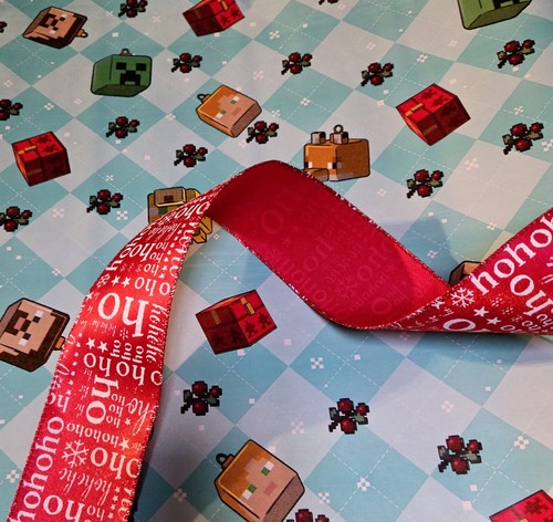 Minecraft gift wrap - set,, paper