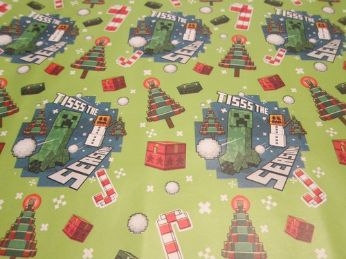 Minecraft green christmas - green, gift
