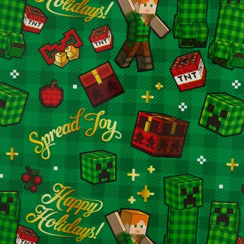 Minecraft christmas wrapping - minecraft,