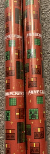 Minecraft christmas gift wrap - minecraft,